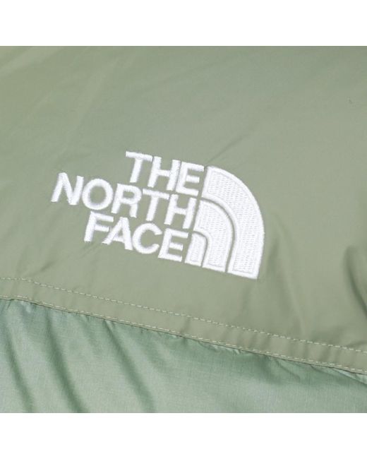 The North Face Green Retro Nuptse 1996 Bark Mist Down Jacket for men