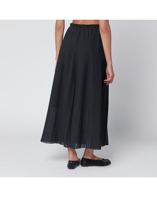 MKDT STUDIO Black Nadja Atelier Pleated Skirt