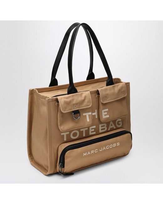 Marc Jacobs Metallic The Cargo Canvas Large Tote Bag