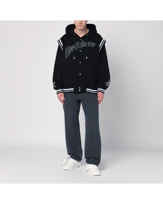 Off-White c/o Virgil Abloh Black Jacket With Logo for men