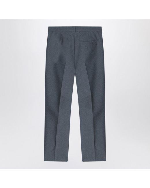 Gucci Gray Light Wool Trousers