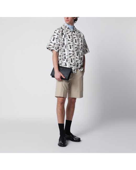 Pouch Nera di Prada in Black da Uomo