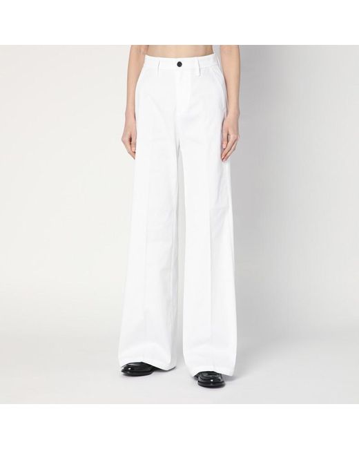 Pantalone ampio misa in cotone di Department 5 in White