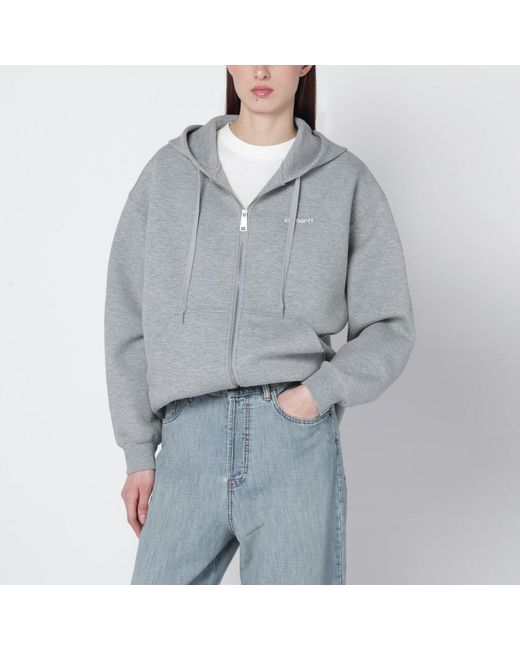 Carhartt Gray Zip Sweatshirt