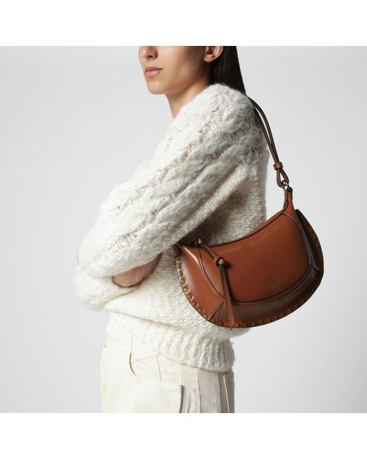 Isabel Marant Brown Oskan Moon Shoulder Bag
