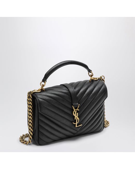 Saint Laurent Black Medium College Bag