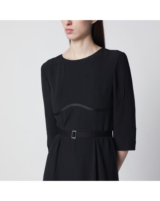 Prada Black Silk-Blend Dress
