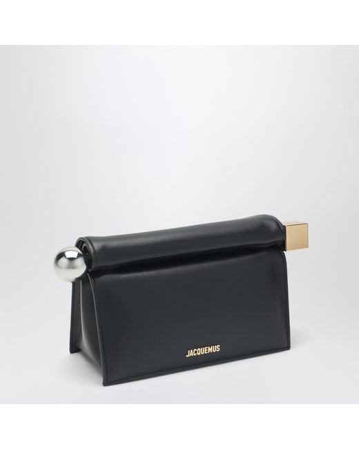 Jacquemus Black Rond Carré Pouch