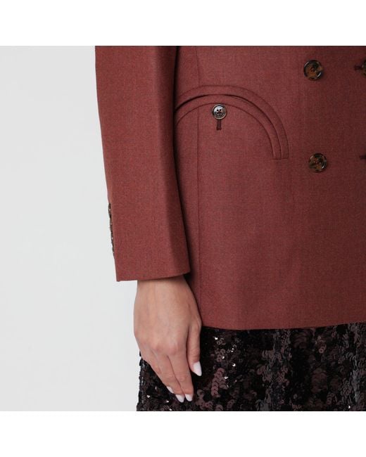 Blazé Milano Red Double-Breasted Jacket