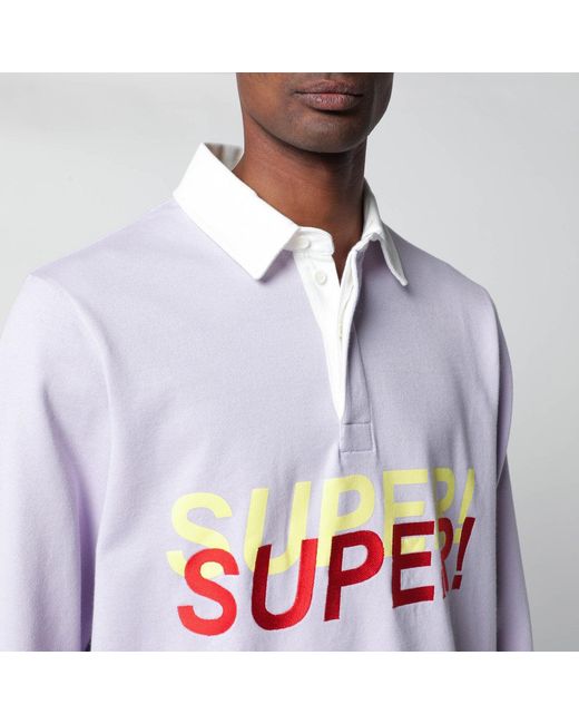 J.W. Anderson Purple Lilac Super Super Polo Shirt for men