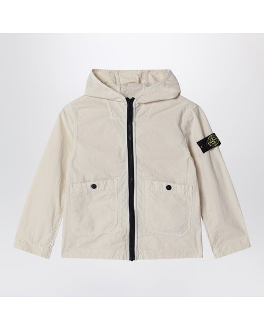 Stone Island Natural Light Water-Repellent Hooded Jacket