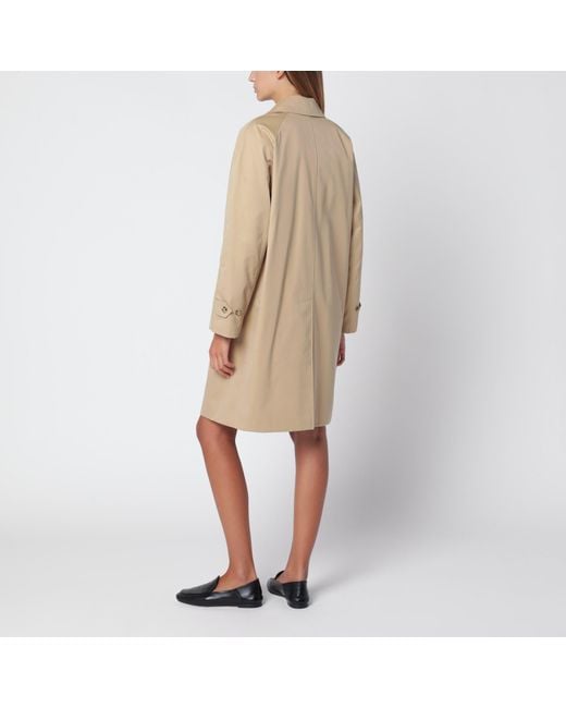 Burberry Natural Classic Honey Cotton Trench Coat
