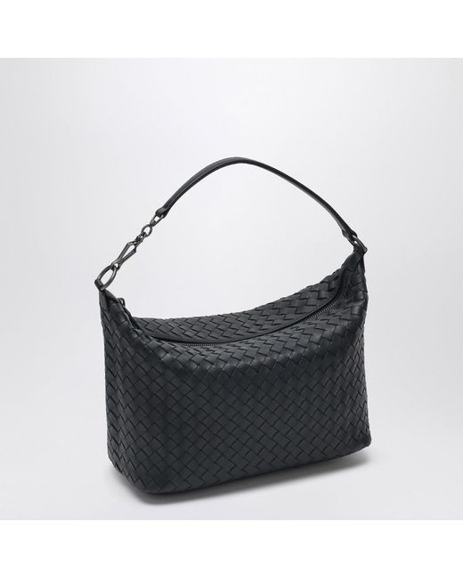 Bottega Veneta Black Intrecciato Leather Bag