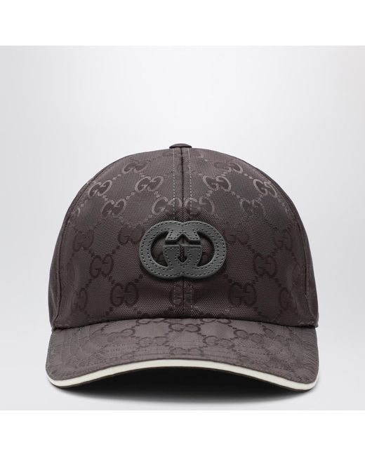 Gucci Gray Baseball Cap for men