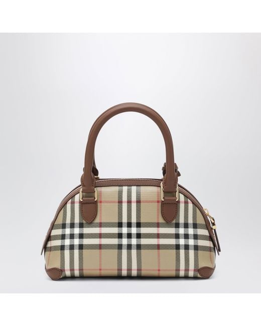 Burberry Natural Primrose Mini Top-Handle Bag