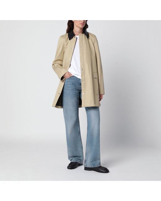Cordera Natural Voluminous Camel Cotton Coat