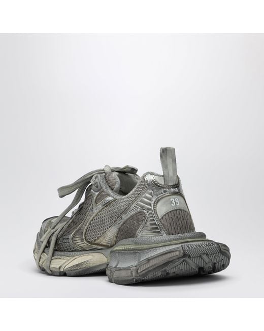 Balenciaga Gray 3Xl Eggshell Coloured Mesh Sneaker