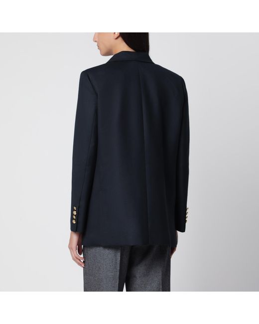 Blazé Milano Black Double-Breasted Wool Jacket