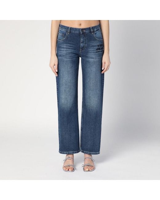 Marc Jacobs Blue Washed-Effect Jeans