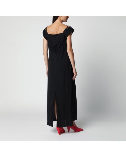 Bottega Veneta Black Long Dress