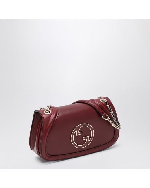 Gucci Red Small Blondie Rosso Ancora Shoulder Bag
