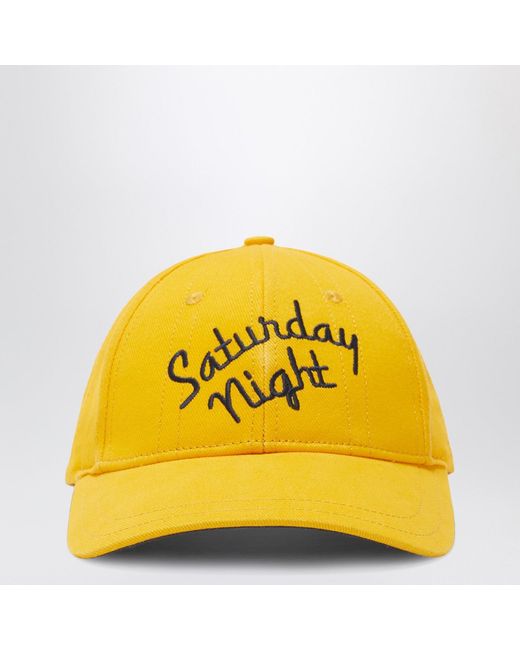 1989 STUDIO Yellow Saturday Night Baseball Cap for men