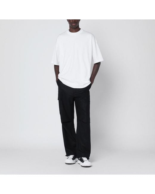 DARKPARK Blue Saint Wool Cargo Trousers for men