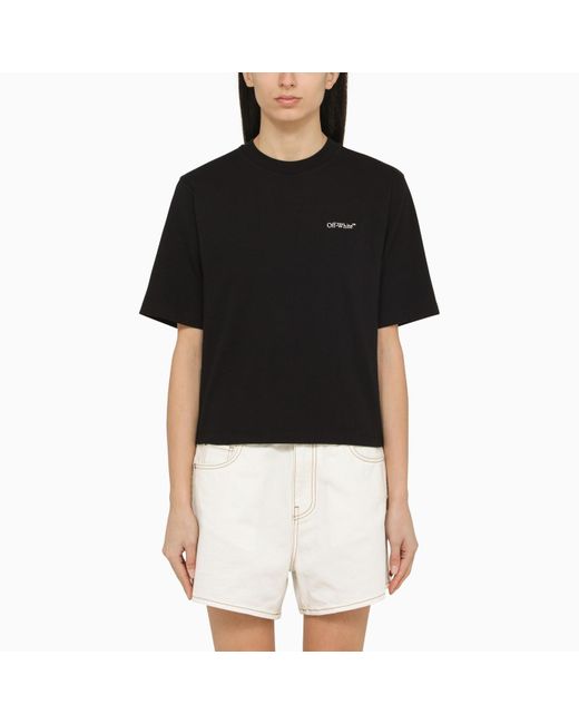 Off-White c/o Virgil Abloh Black Off- T-Shirt With Arrow X-Ray Motif