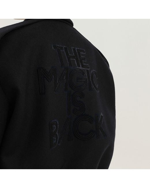 1989 STUDIO Black Magic Bomber for men