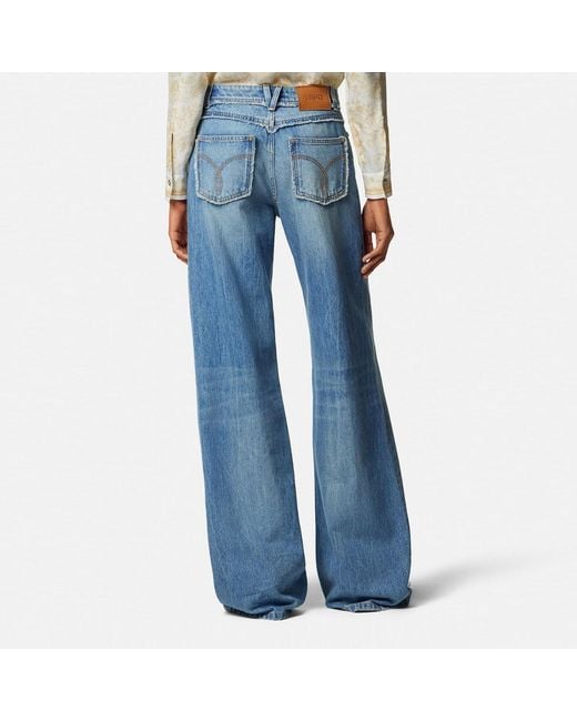 Versace Blue Medium Boyfriend Jeans