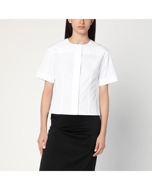 Alexander McQueen White Corset Shirt