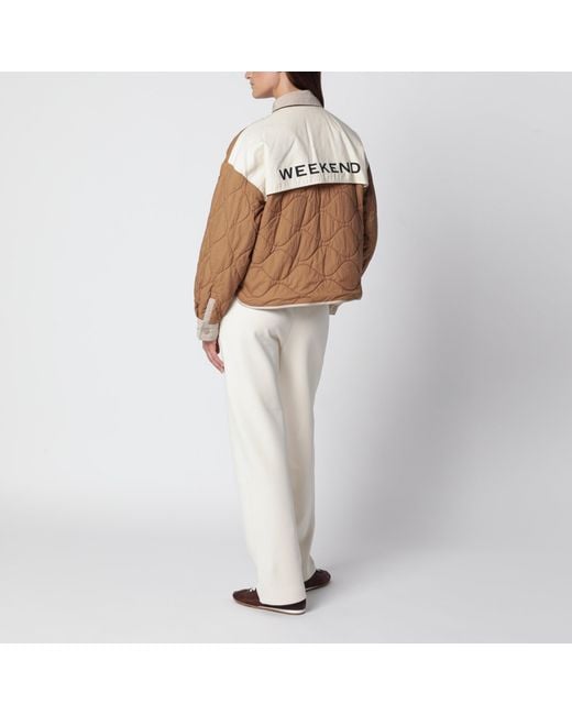 Weekend by Maxmara Natural Almond Reversible Cropped Jacket