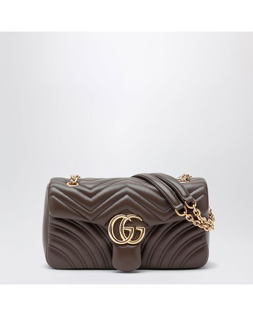 Gucci Metallic Medium Gg Marmont Shoulder Bag