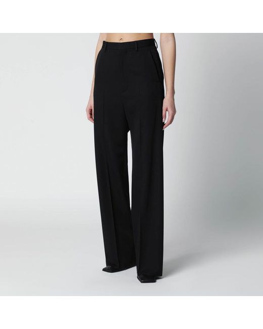 Balenciaga Black Wool Trousers
