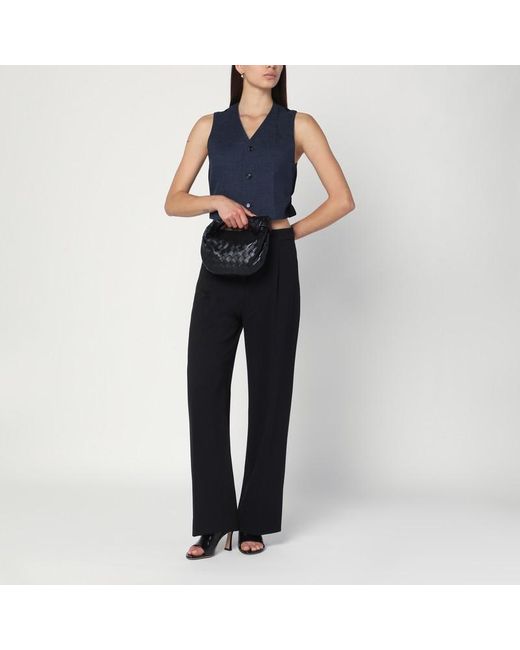 Gilet Foncé En Laine Bottega Veneta en coloris Blue