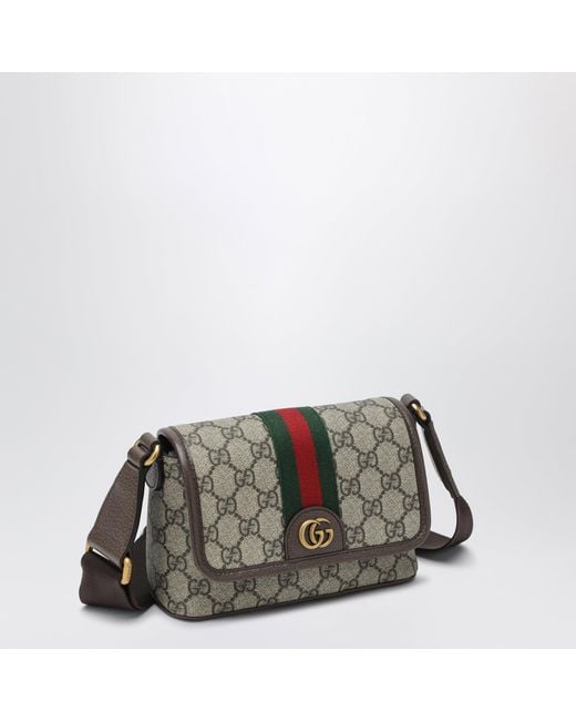 Gucci Gray Mini Ophidia Shoulder Bag for men