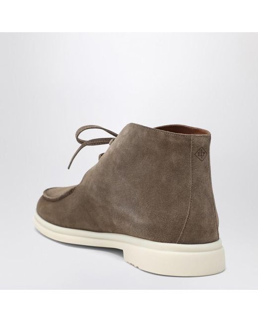 Polacchini walk and walk color tortora di Loro Piana in Brown da Uomo