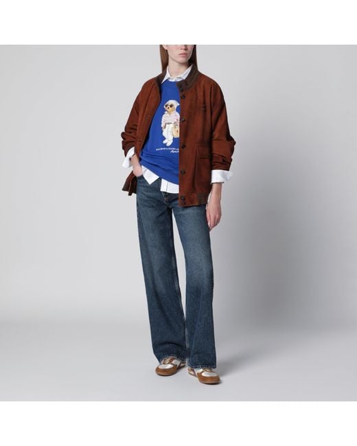 Polo Ralph Lauren Blue Light Polo Bear Sweatshirt