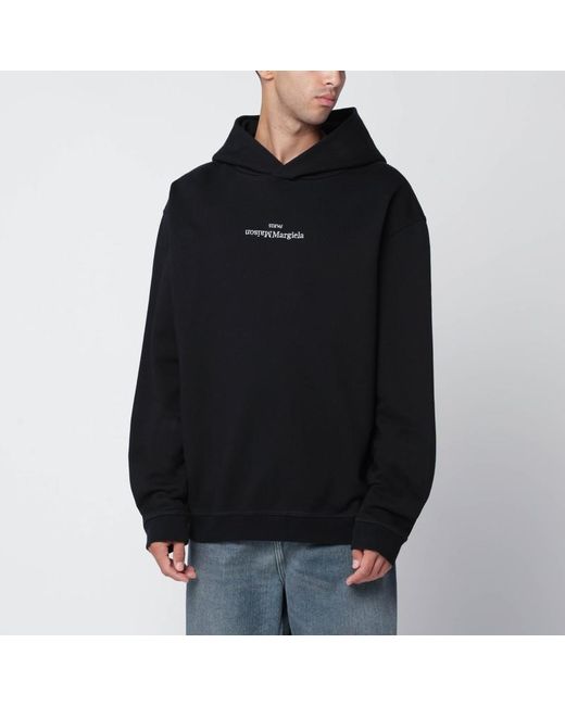 Sweat À Capuche Avec Logo Inversé Maison Margiela pour homme en coloris Black