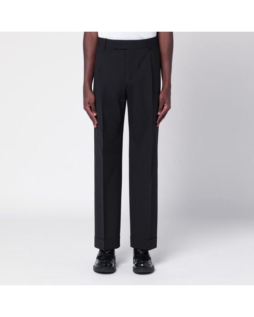 Pantalon Noir En Laine Vierge PT Torino pour homme en coloris Blue