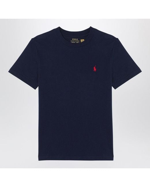 Polo Ralph Lauren Blue Cotton T-Shirt