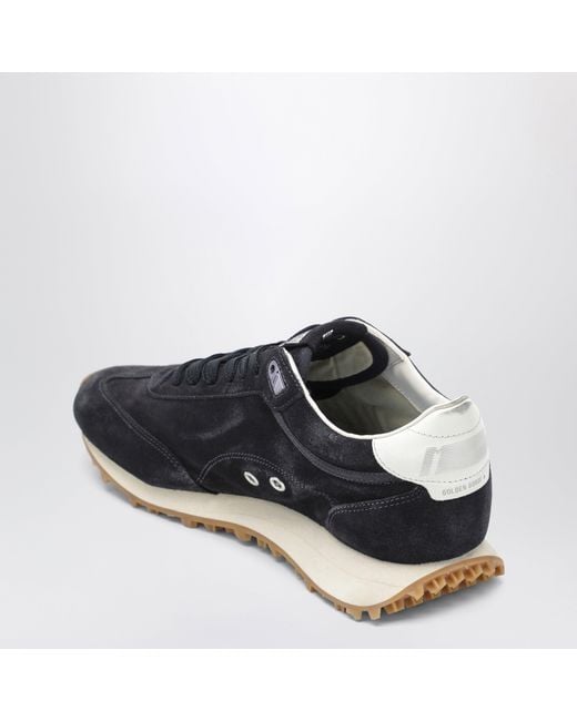 Golden Goose Deluxe Brand Blue Marathon Sneakers for men