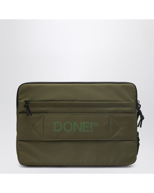 Rag & Bone Green Laptop Case for men