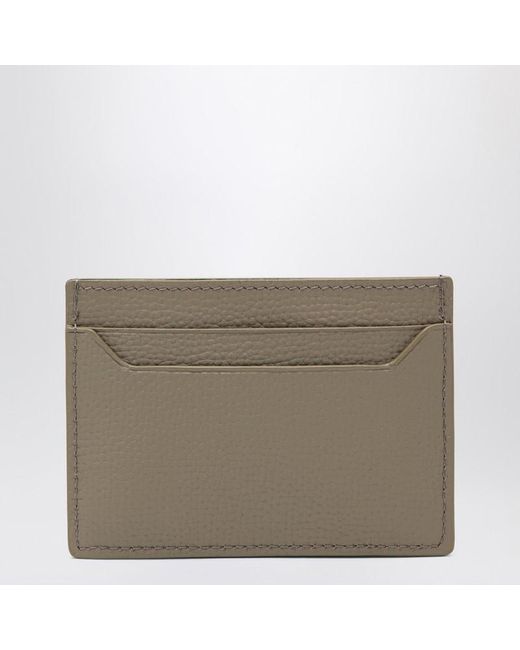 Portefeuille Anagram En Cuir Taupe Loewe en coloris Natural