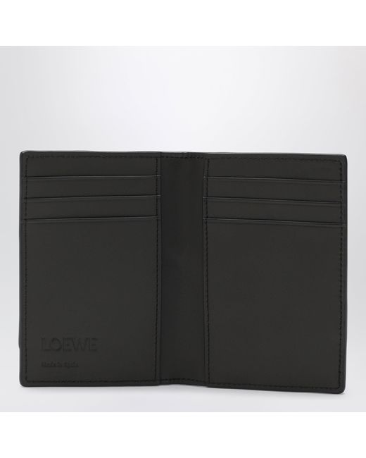 Loewe Black Puzzle Edge Bi-Fold Card Holder for men