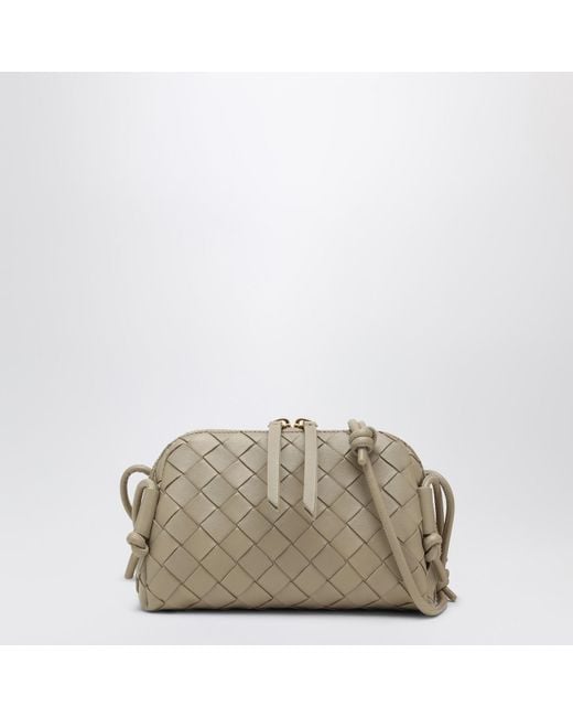 Bottega Veneta Natural Ecru Plaited Concert Clutch Bag