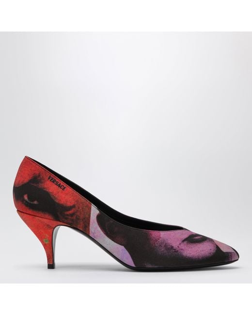 Versace Red Tina Pumps