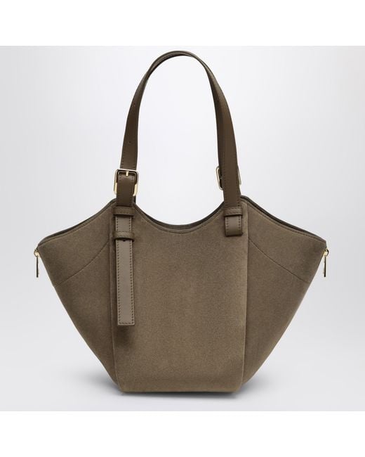 Borsa Hammock Flip Brownish di Loewe