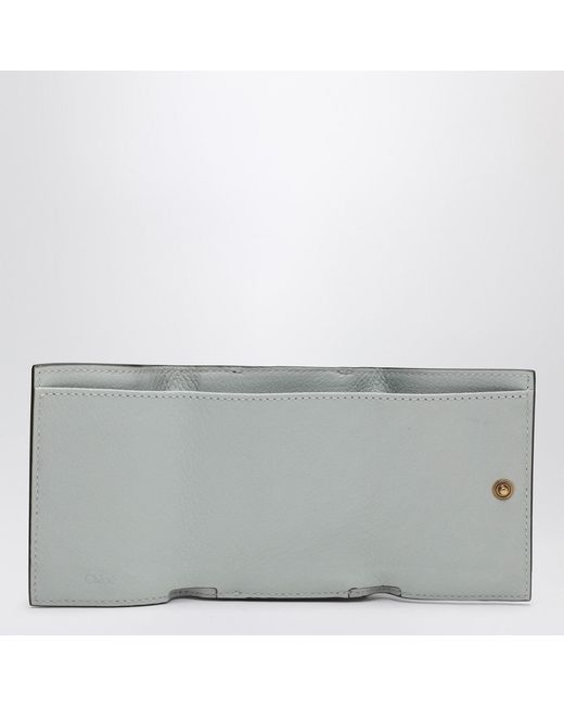 Chloé Gray Paddington Mini Trifold Wallet