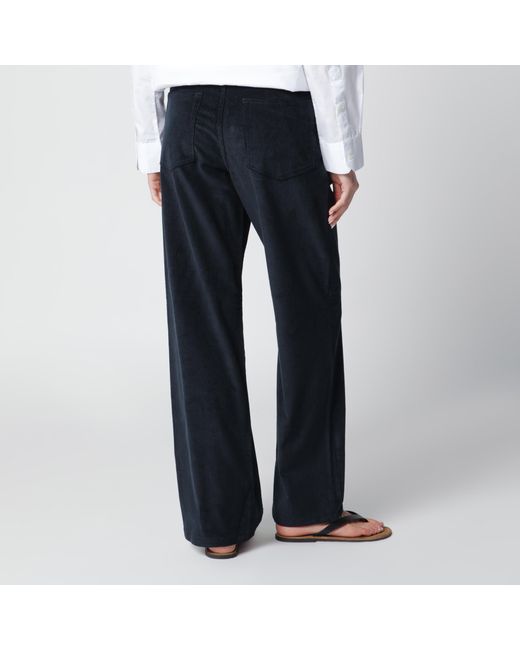 Rohe Blue Midnight Corduroy Trousers